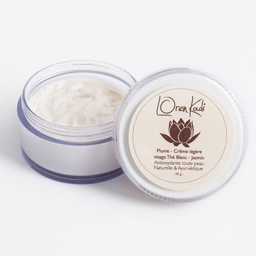 Crème ayurvédique "Plume Légère Thé Blanc Jasmin" Loren Kadi 50gr