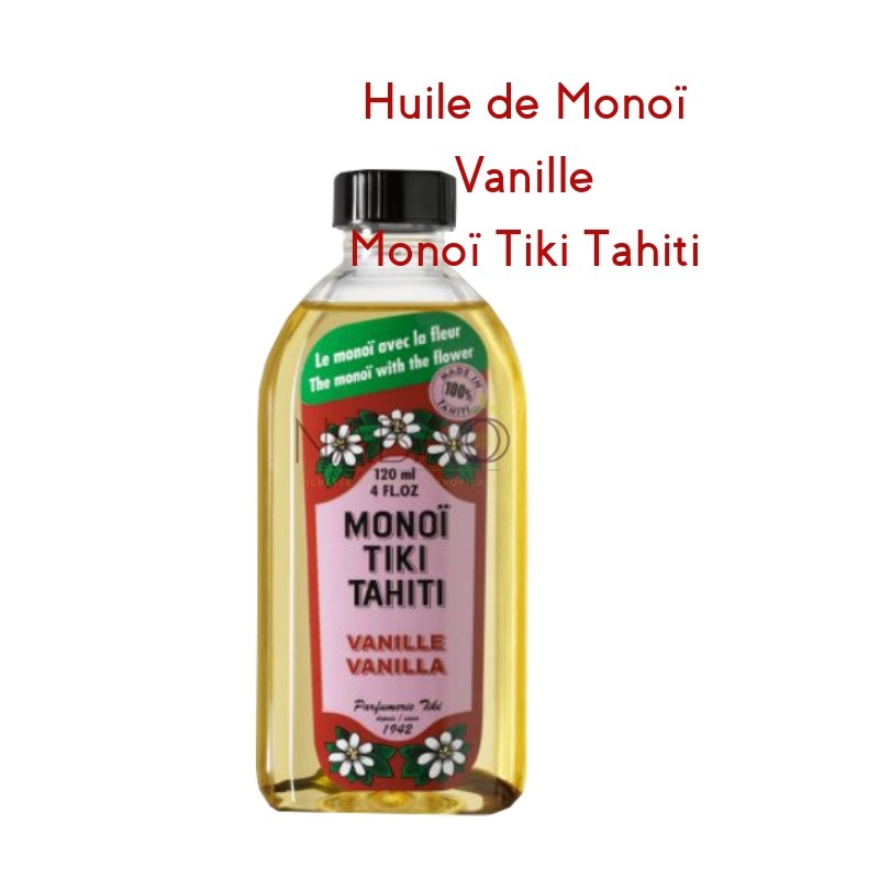 PURE MONOÏ TIKI TAHITI VANILLE 120ML 100%MadeinTahiti
