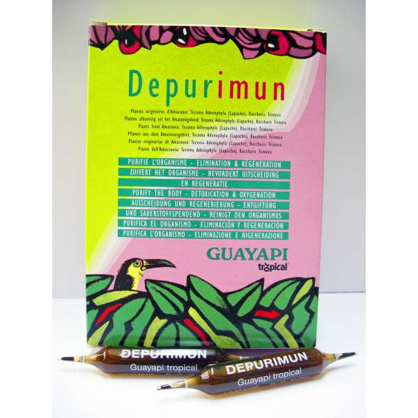 Cure détox - Dépurimum - 20 ampoules - Guayapi