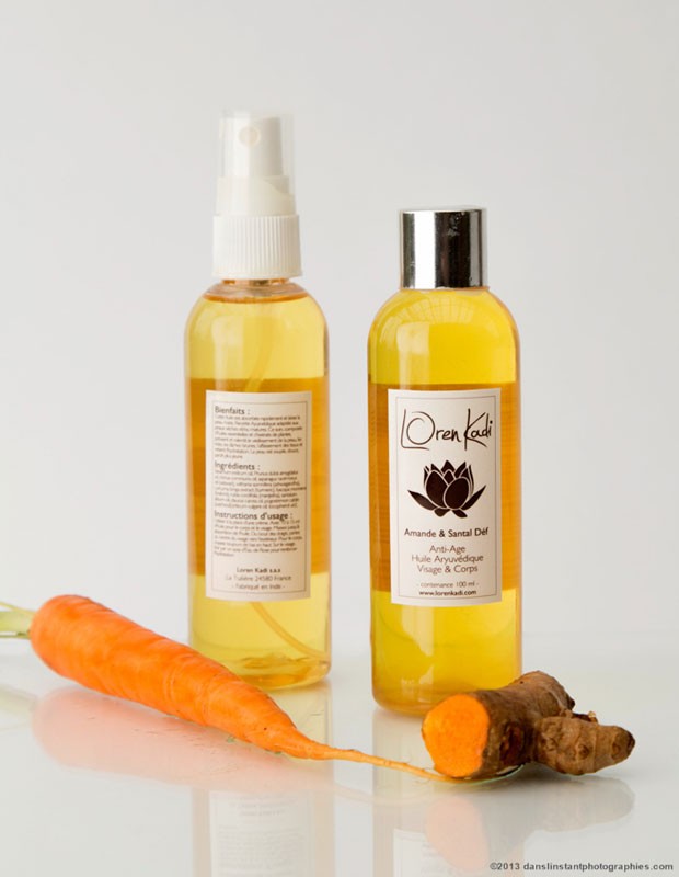 Huile ayurvédique "Amande Santal Défi" Loren Kadi 100 ml
