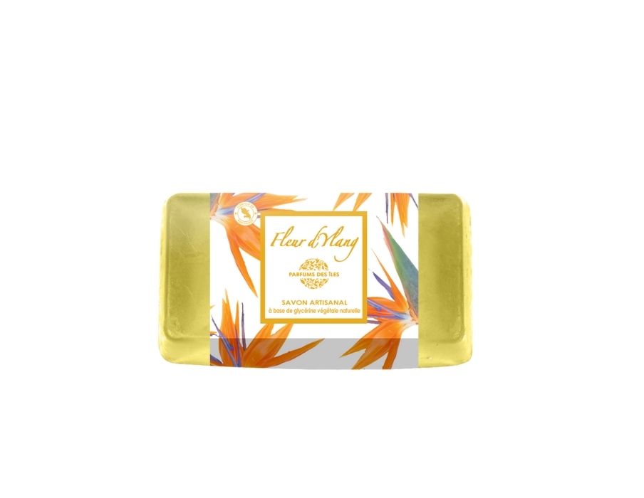 Savon glycérine fleur d'ylang Parfums des Iles 100gr