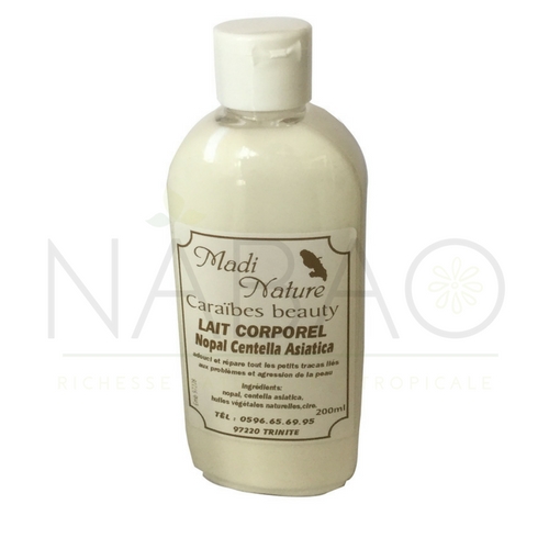 Lait corporel nopal centella asiatica Madi Nature 200ml