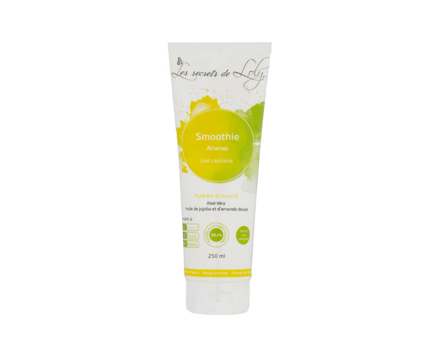 Lait capillaire smoothie Ananas Les secrets de loly 250 ml