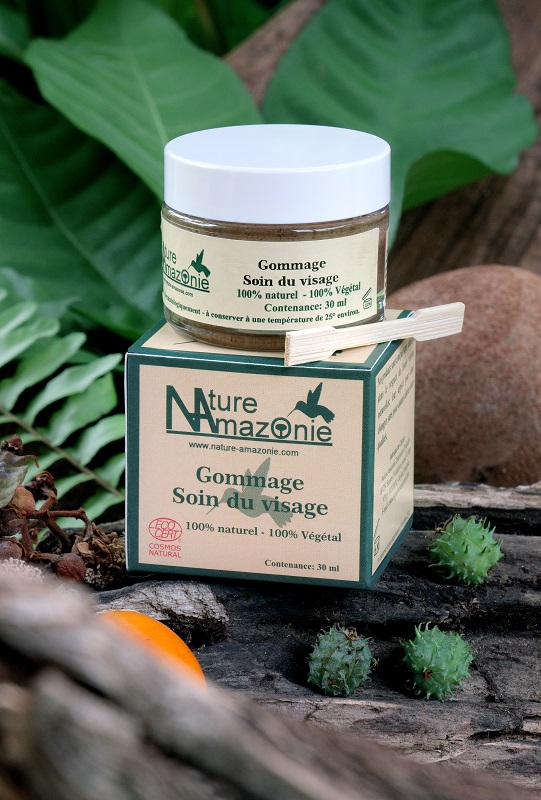 [:fr]Gommage visage - poudre de rose musquée 30 gr [:]