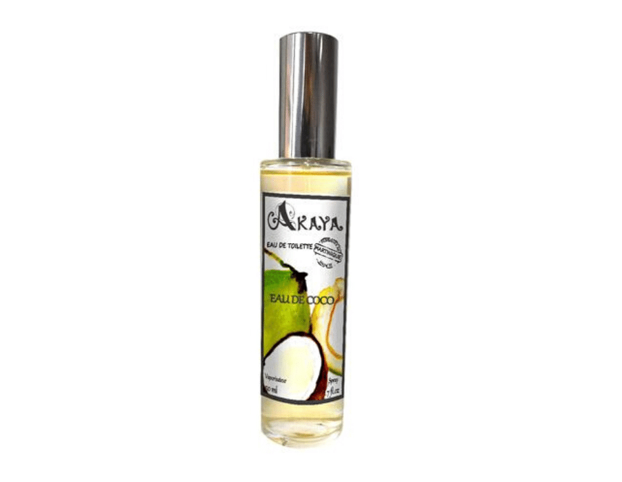 Eau de toilette Eau de coco fabrication artisanale AKAYA Martinique 30ml