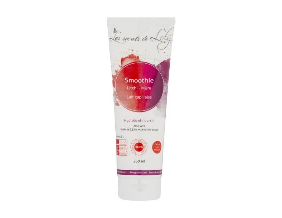 Lait capillaire smoothie Litchi mûre Les secrets de loly 250ml