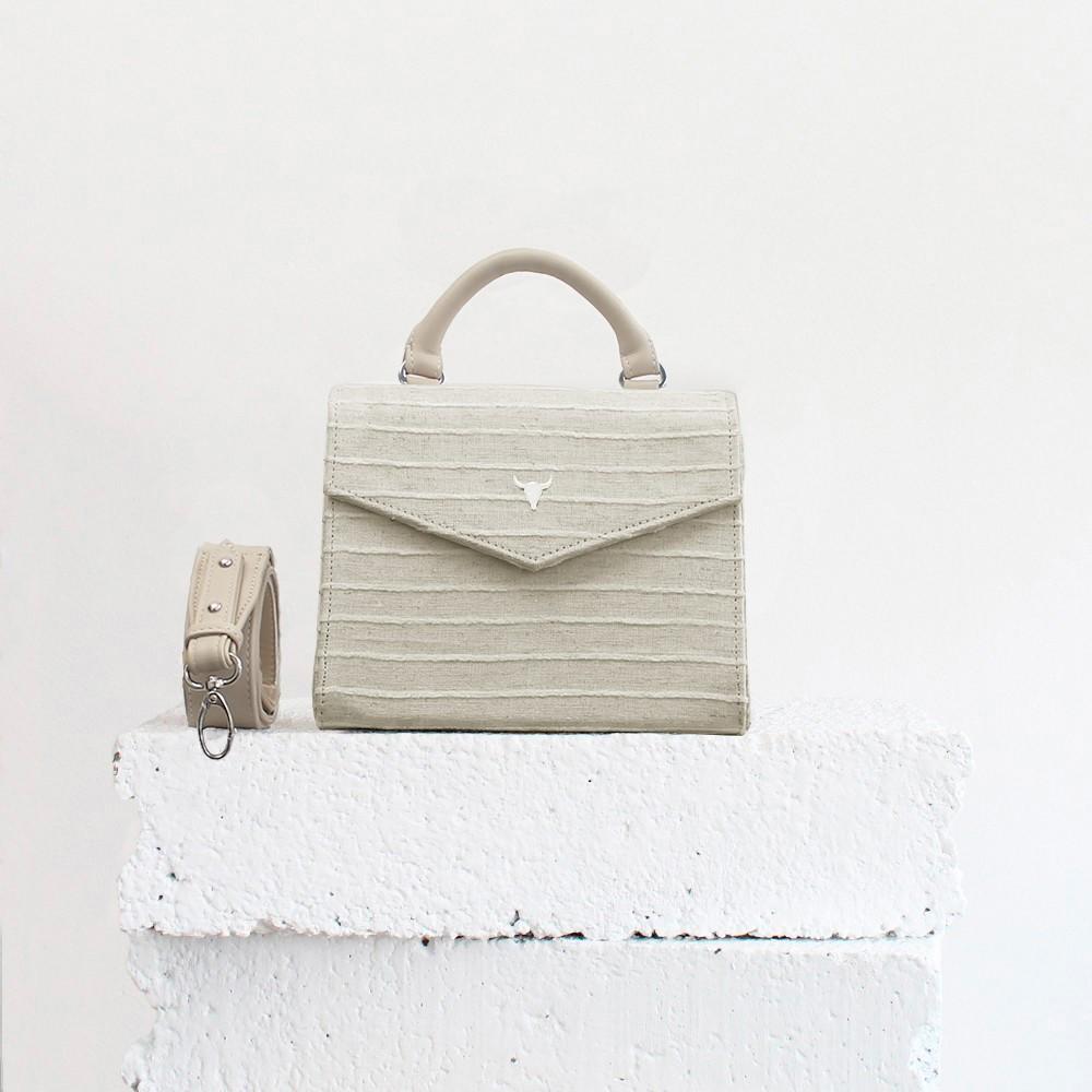 SAC XS JOÉ - TWEED BLANC