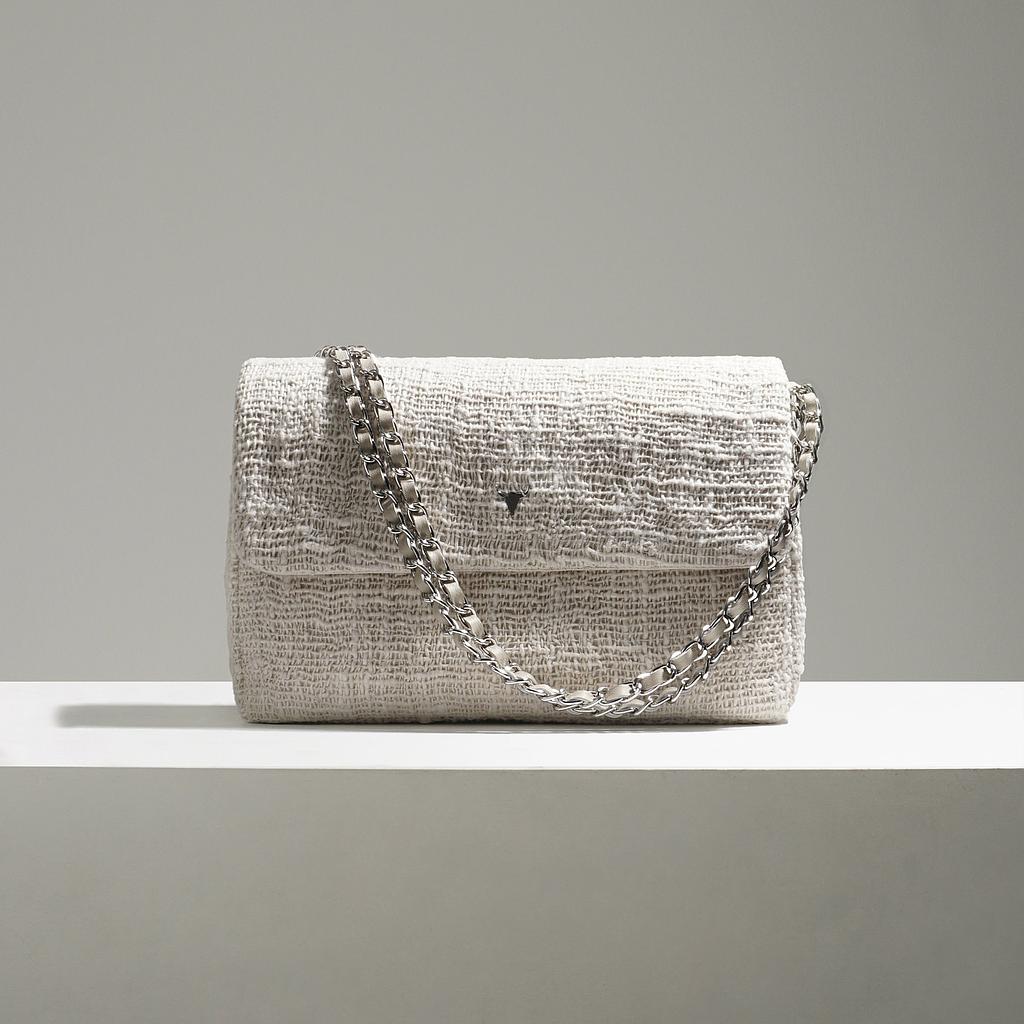 SAC MAXI JOSH - COTON TISSÉ BEIGE