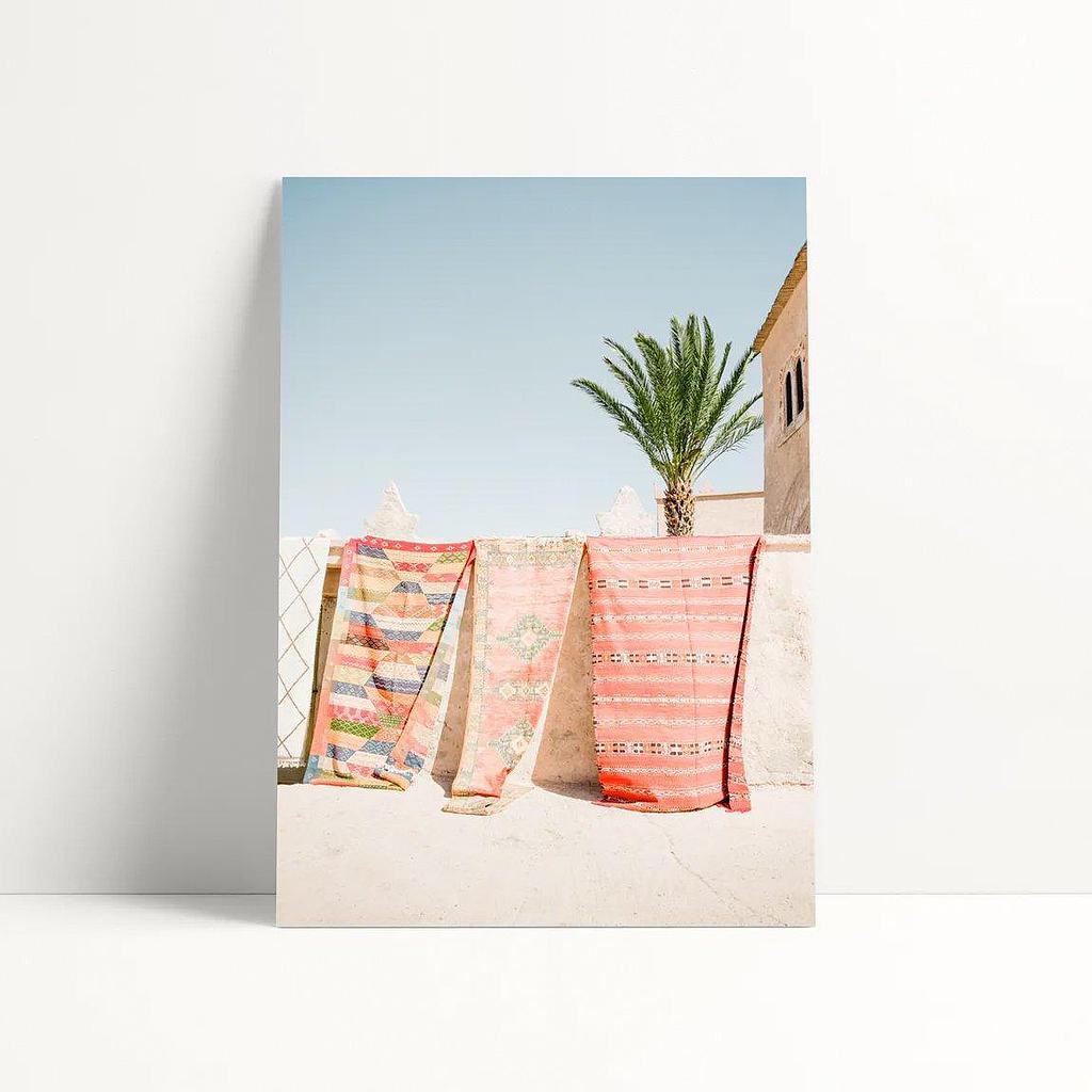 Affiche Moroccan Rugs 30x40cm | David &amp; David Studio