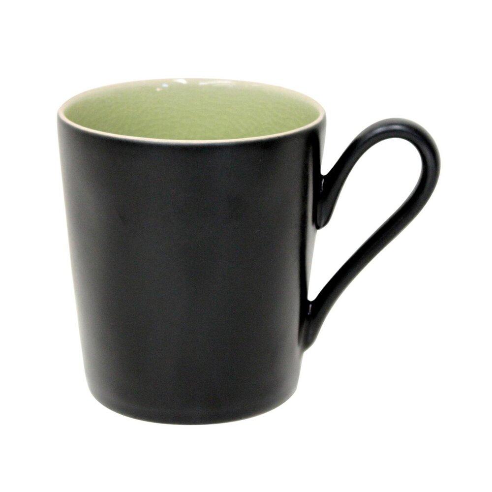 Lot 6 tasses à thé en grès RIVIERA 37cl, vert LIMÃO