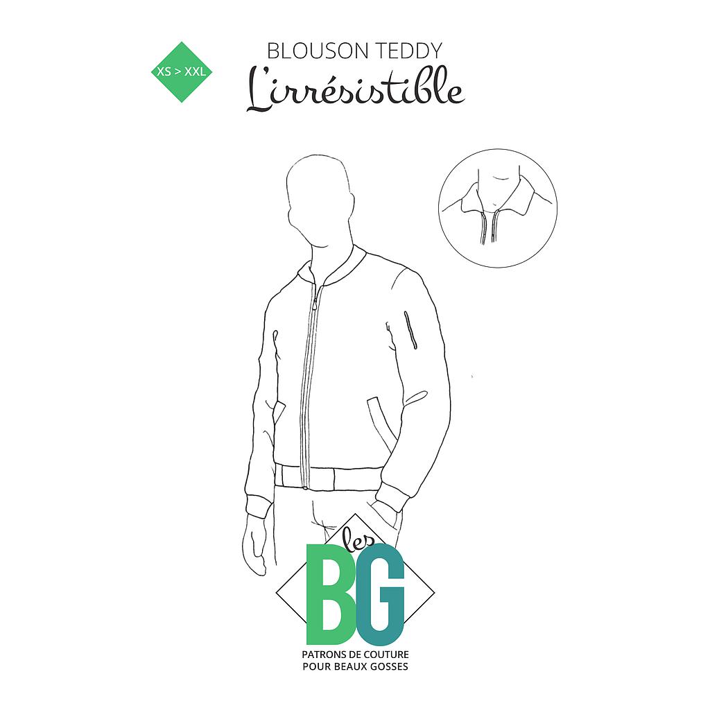 Patron de couture blouson homme les BG - L'Irrésistible