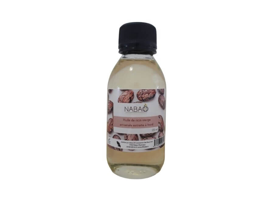 Huile de ricin vierge extraite à froid Martinique 125 ml
