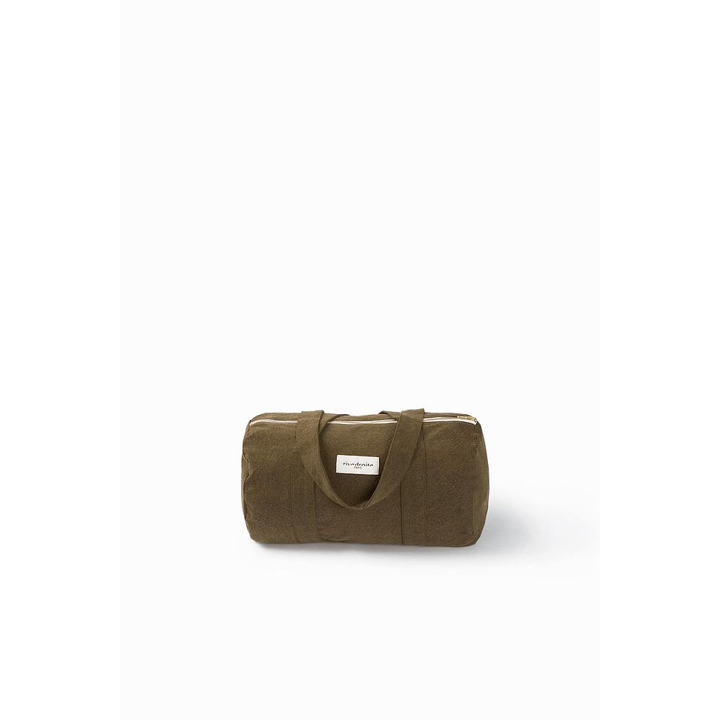Ballu le petit sac polochon - Coton recyclé kaki