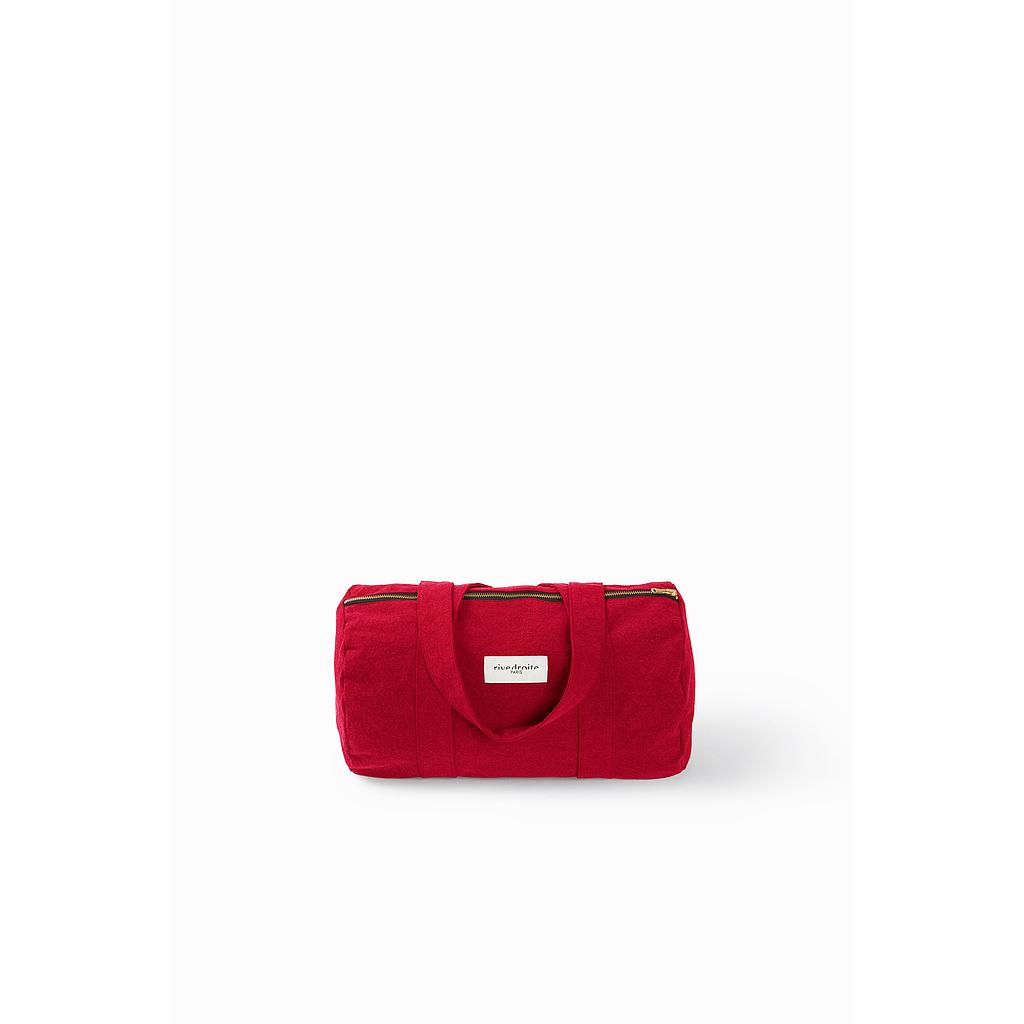 Ballu le petit sac polochon - Coton recyclé rouge vibrant