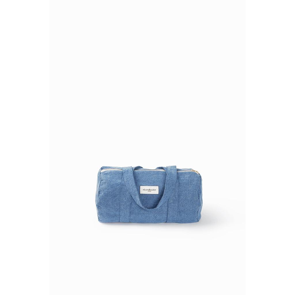 Ballu le petit sac polochon - Denim clair upcyclé
