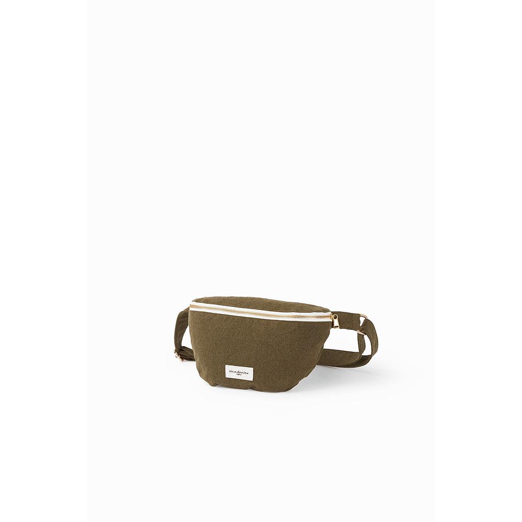 Custine le sac banane - Coton recyclé kaki