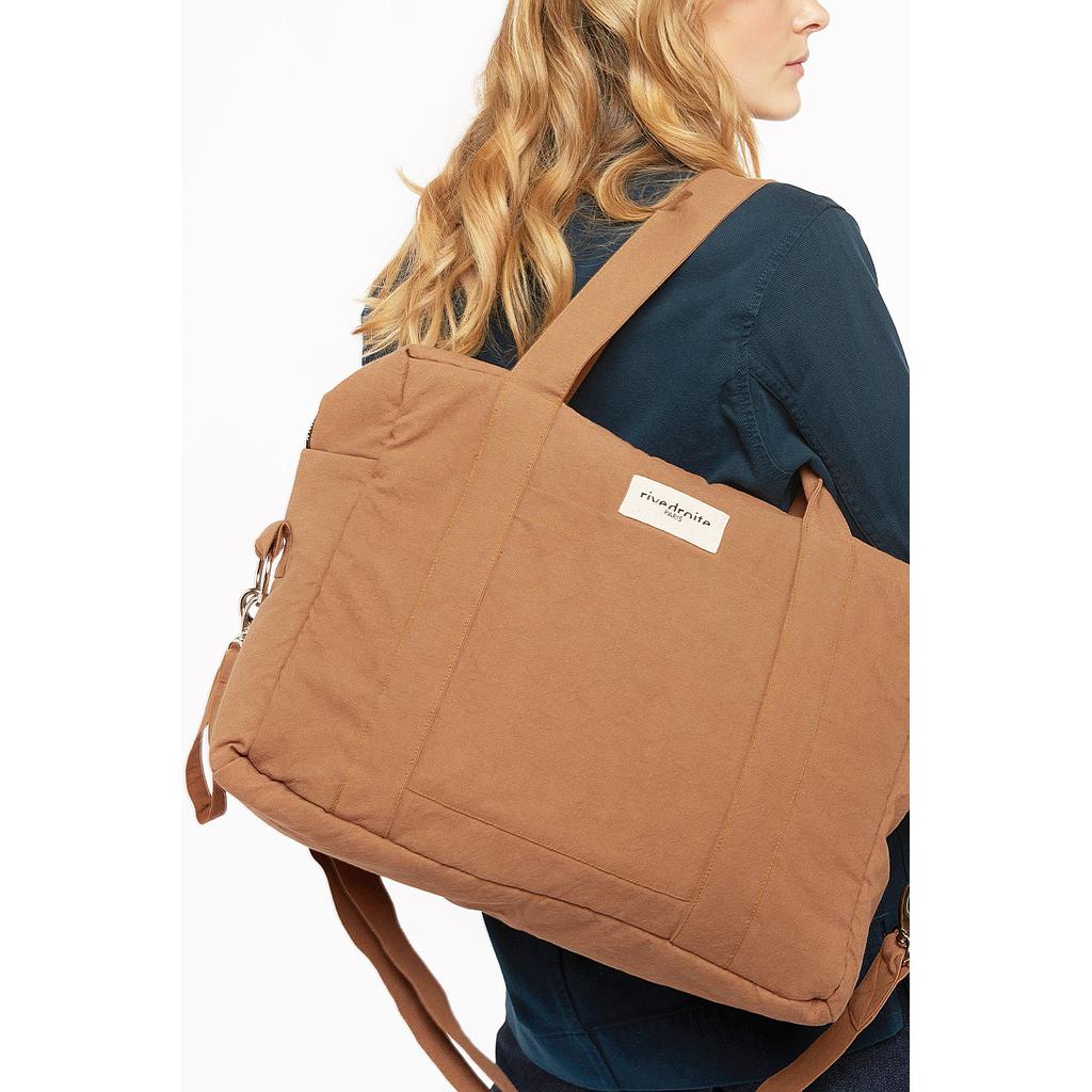 Darcy l'anti sac à langer - Coton recyclé camel
