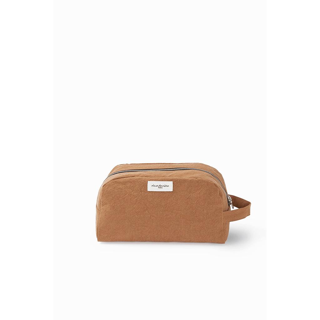 Hermel la trousse de toilette - Coton recyclé camel