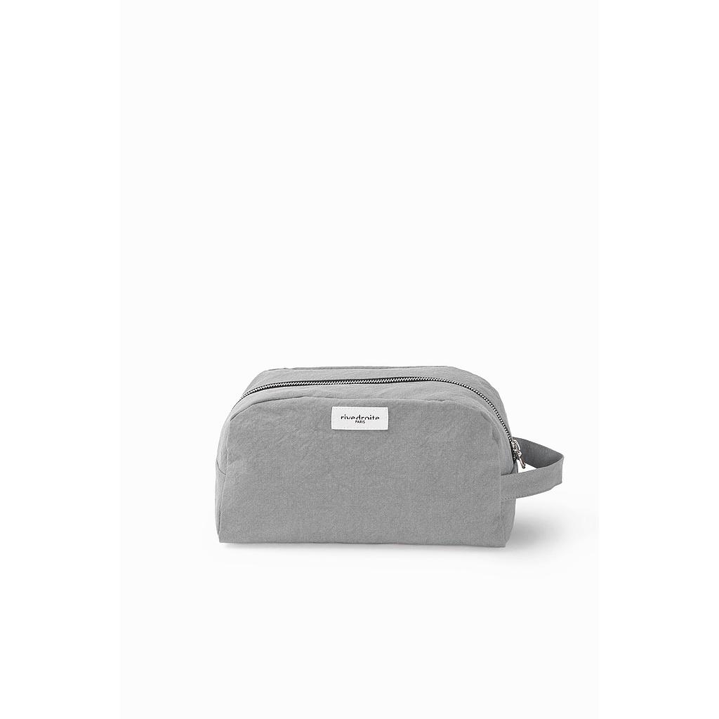 Hermel la trousse de toilette - Coton recyclé gris givré