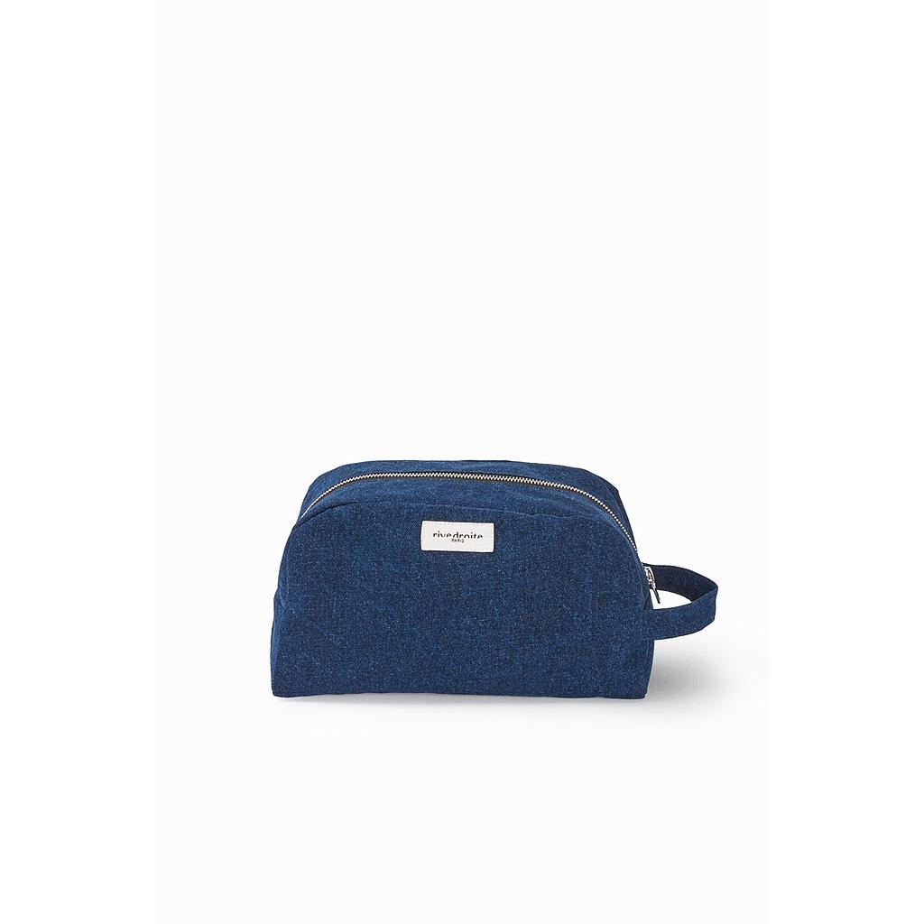 Hermel la trousse de toilette - Denim brut upcyclé