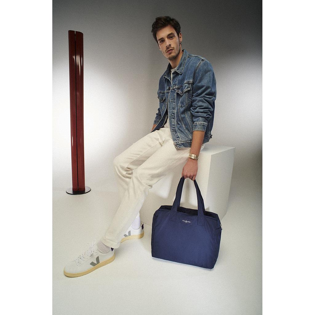 Kosma le sac 24 heures - Nylon upcyclé bleu marine