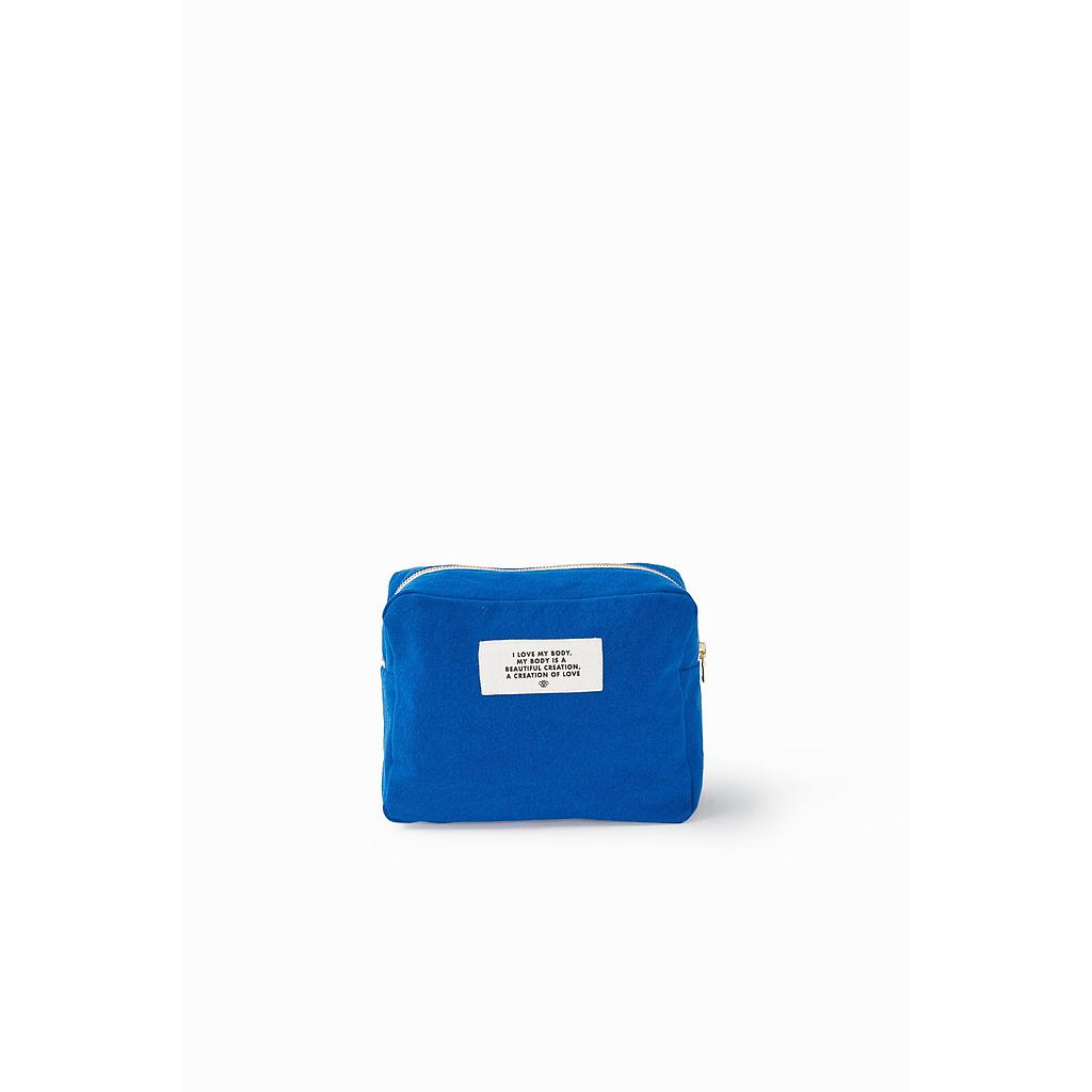 La pochette en collaboration avec Lili Barbery - Coton recyclé bleu indigo