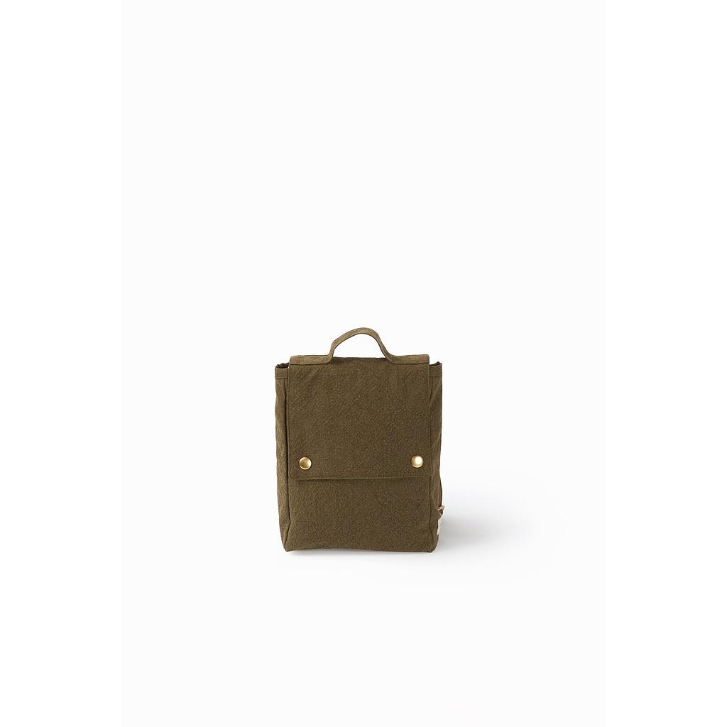 Minimes le sac à dos des tout-petits - Coton recyclé kaki