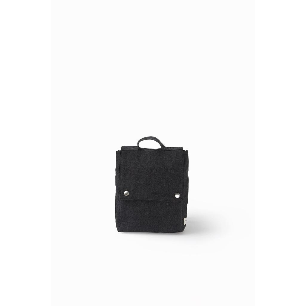 Minimes le sac à dos des tout-petits - Coton recyclé noir
