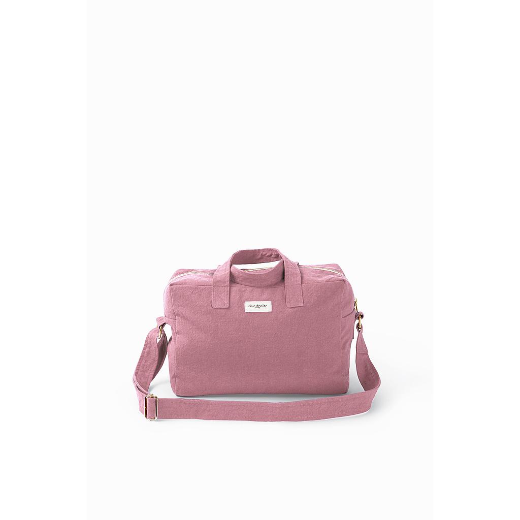 Sauval le city bag - Coton recyclé Bois de Rose