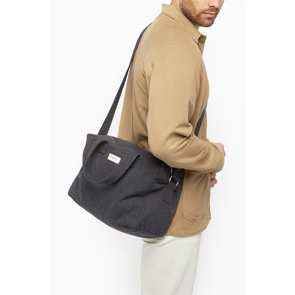 Sauval le city bag - Coton recyclé noir
