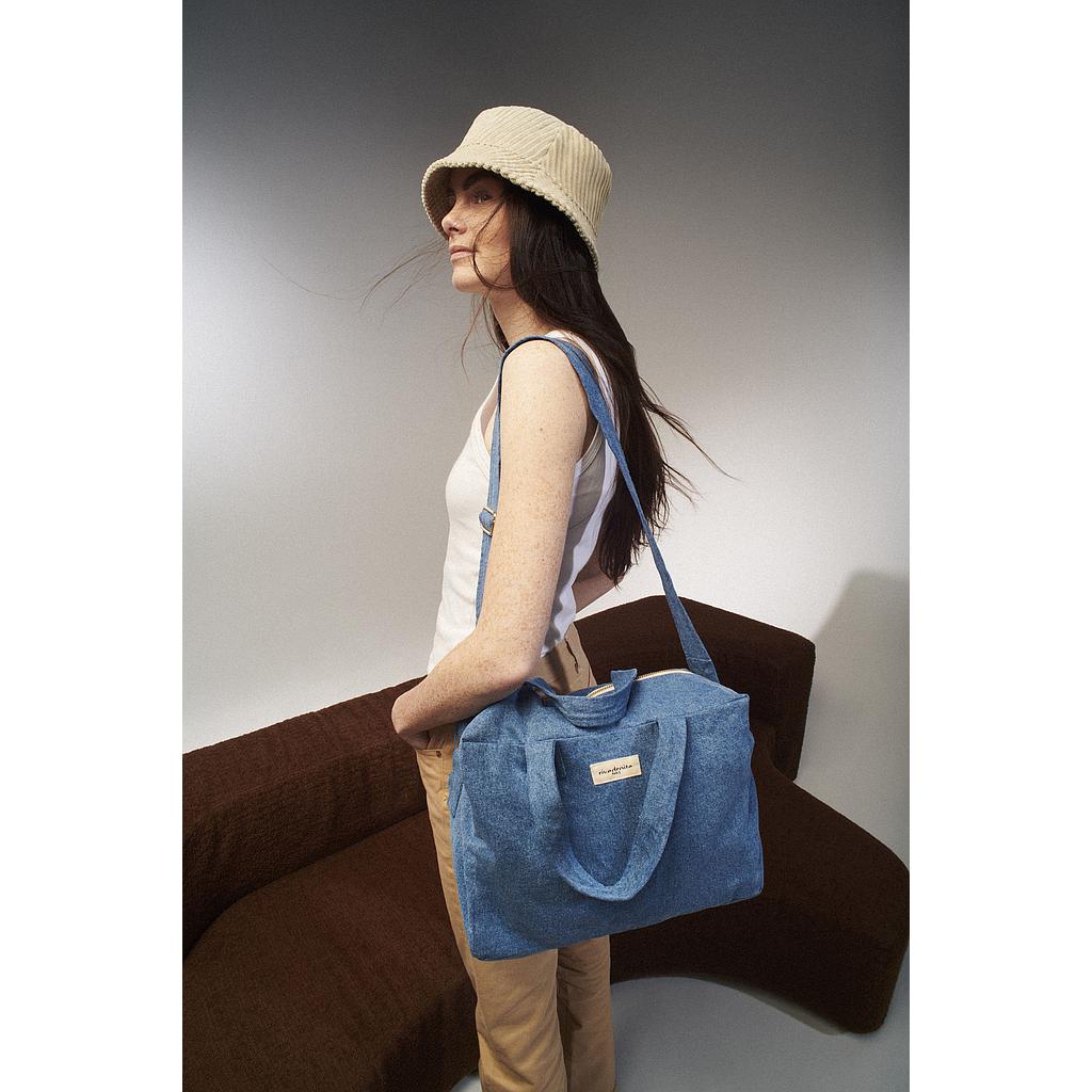 Sauval le city bag - Denim clair upcyclé