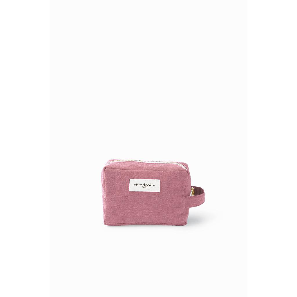 Tournelles la petite trousse - Coton recyclé bois de rose
