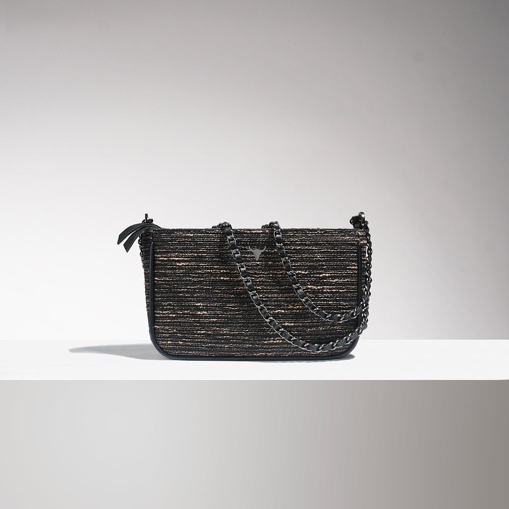 SAC GABBY - TWEED BLACK GOLD