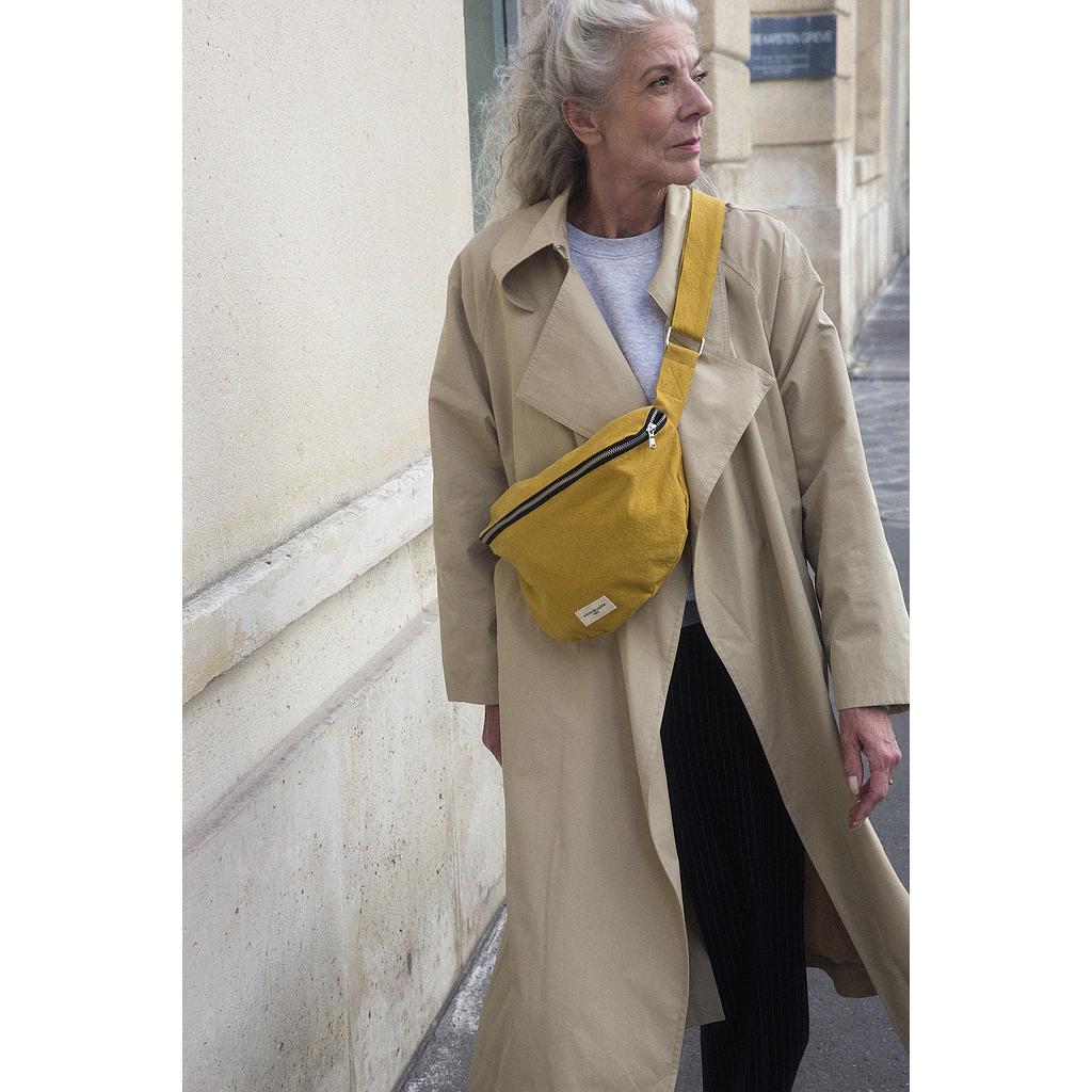 Custine XL le sac banane - Coton recyclé Moutarde