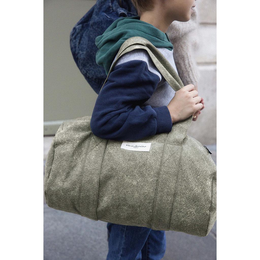 Ballu le petit sac polochon - Coton recyclé "Green Snow"