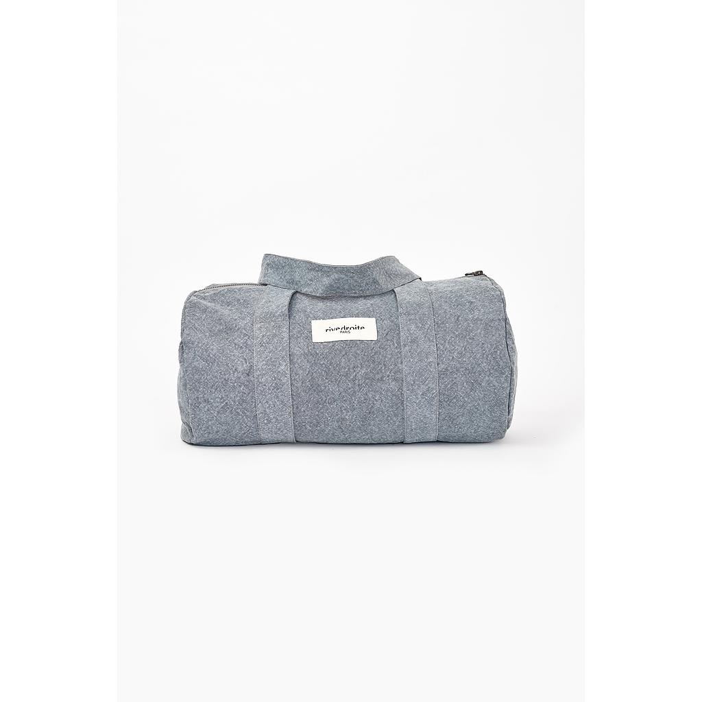 Ballu le petit sac polochon - Coton recyclé "Grey Snow"