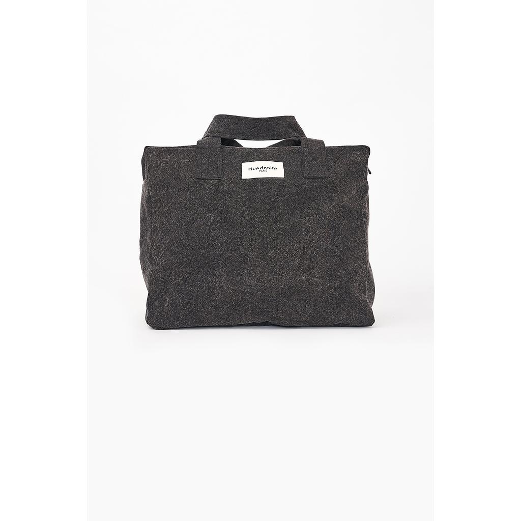 Célestins le sac 24 heures - Coton recyclé "Dark Snow"