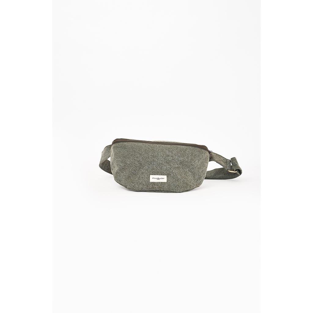 Custine XL le sac banane - Coton recyclé "Green Snow"