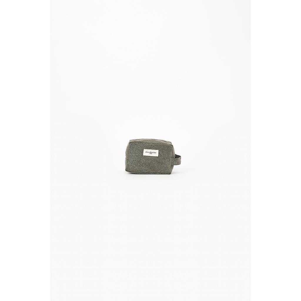 Tournelles la petite trousse - Coton recyclé "Green Snow"