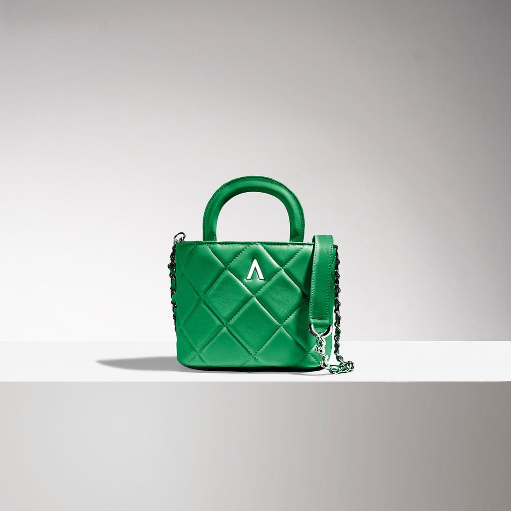 SAC MINI ZOÉ - CUIR LIGHT GREEN
