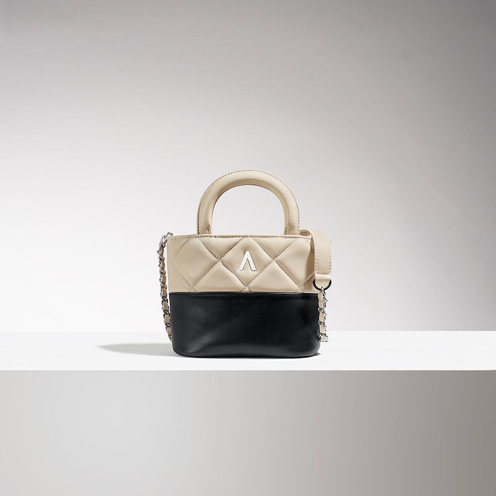 SAC MINI ZOÉ - CUIR BICOLOR