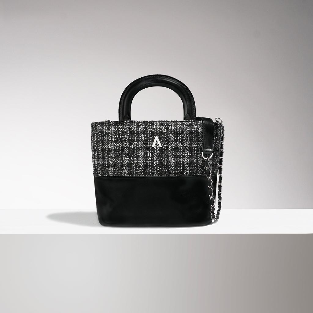SAC ZOÉ ORIGINAL - TWEED NOIR