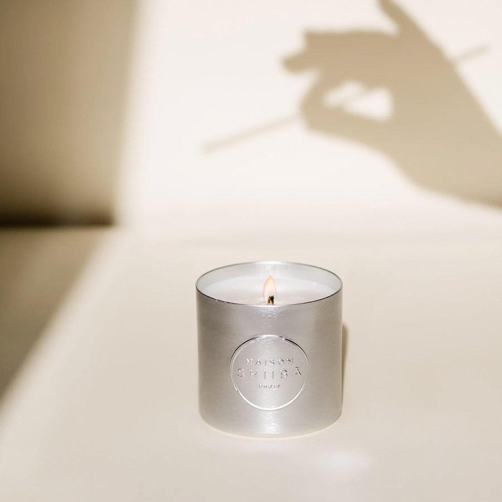 Bougie Message Gravé Fleur de Coton 190gr | Maison Shiiba