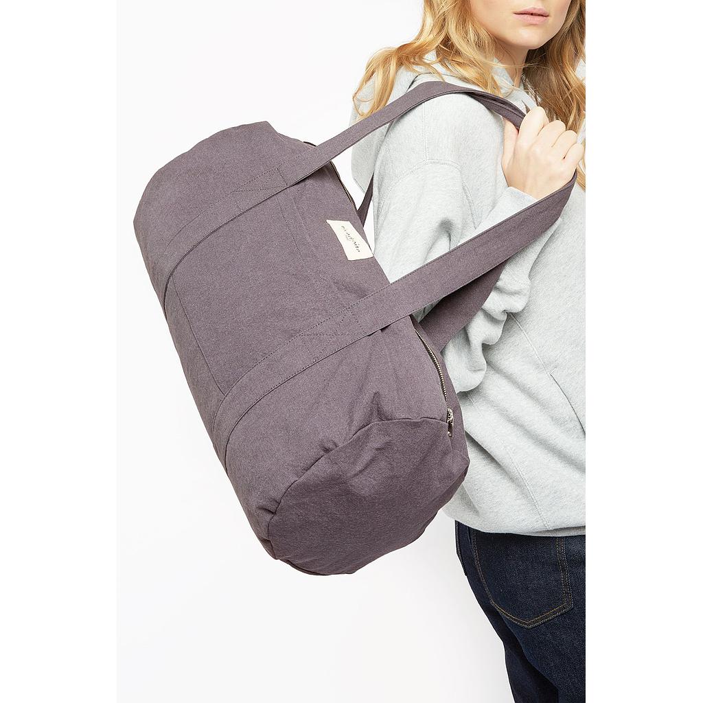 Charlot le grand sac polochon - Coton recyclé gris ardoise