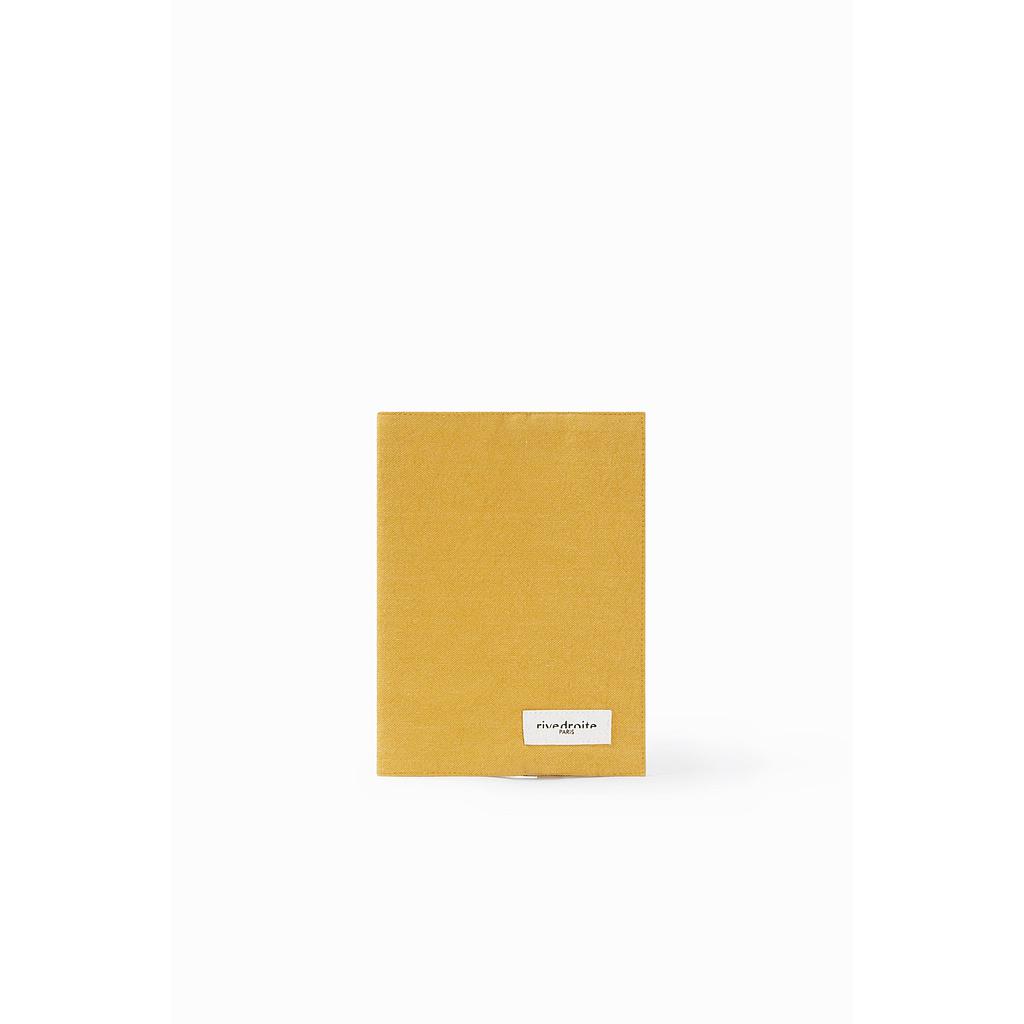 Gabin le protège carnet de santé - Coton recyclé miel