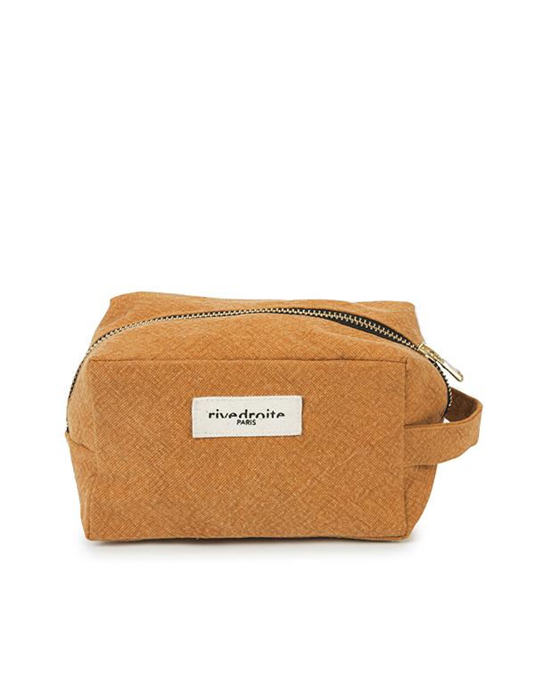 Tournelles la petite trousse - Coton recyclé Jaune Ambré