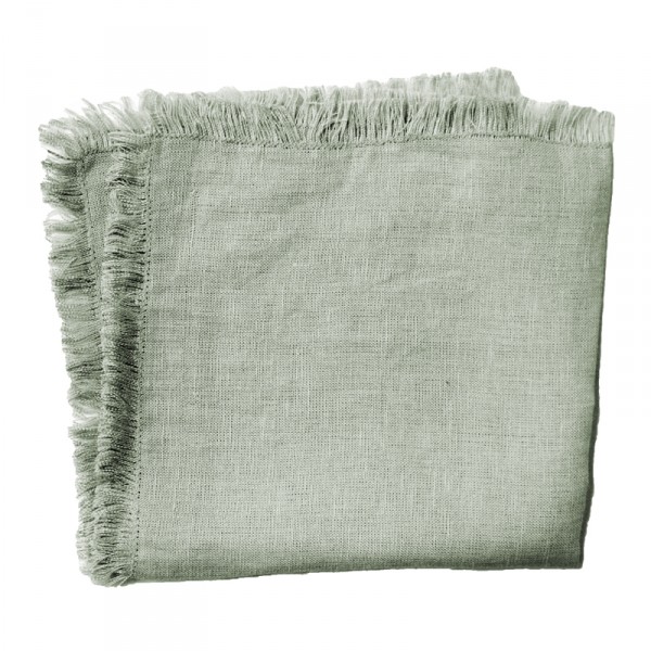 Linen Napkin Fringe Ocean