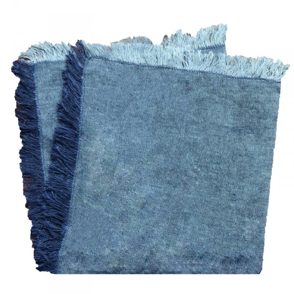 Linen Napkin Fringe Ink