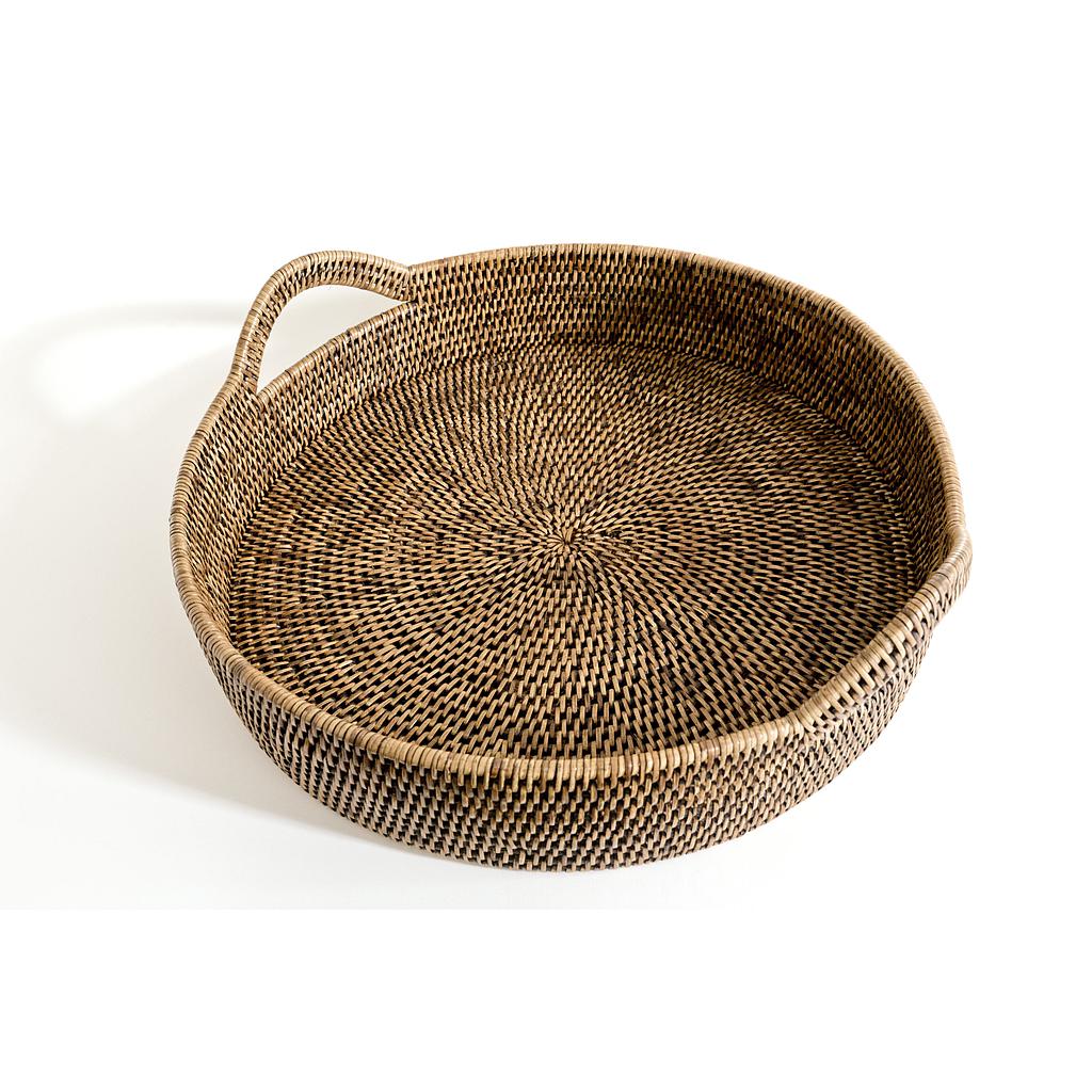 Round Tray with Handle Mayumi Large