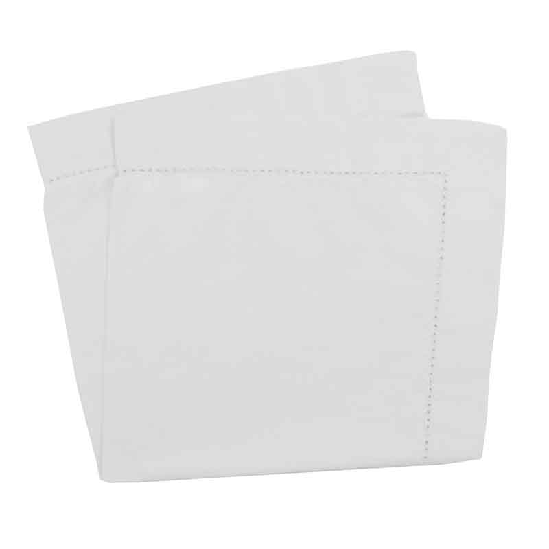 Cotton Napkin Peacock - White
